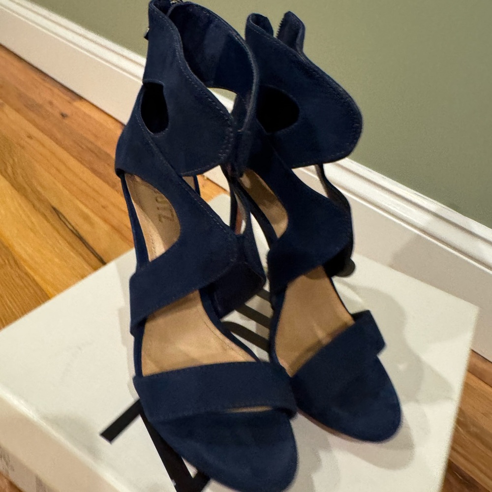 SCHUTZ Navy Blue Heels